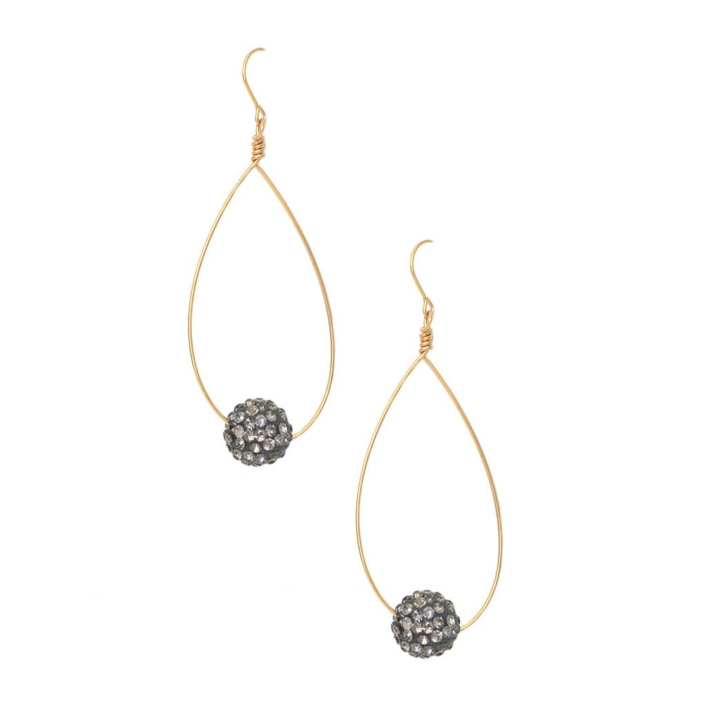 Swarovski Hoop Earrings - Image 1