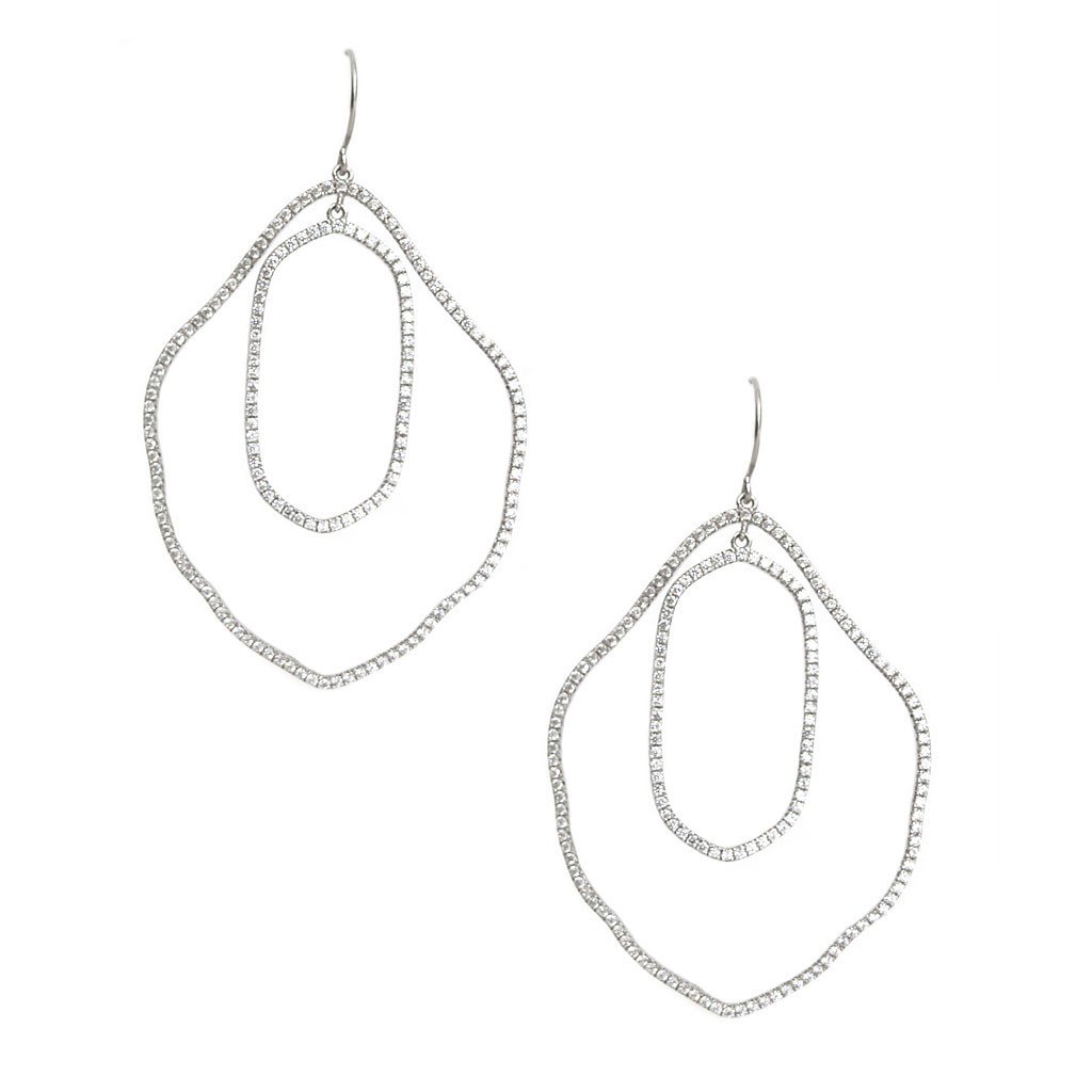 Organic Shaped Earrings - Image 1