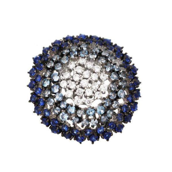 Blue Multi-Color Ring