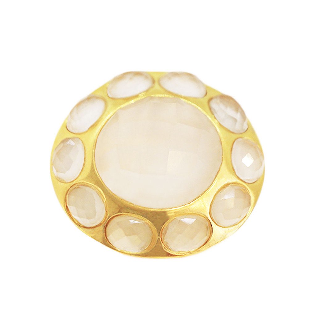 White Stone Ring - Image 1