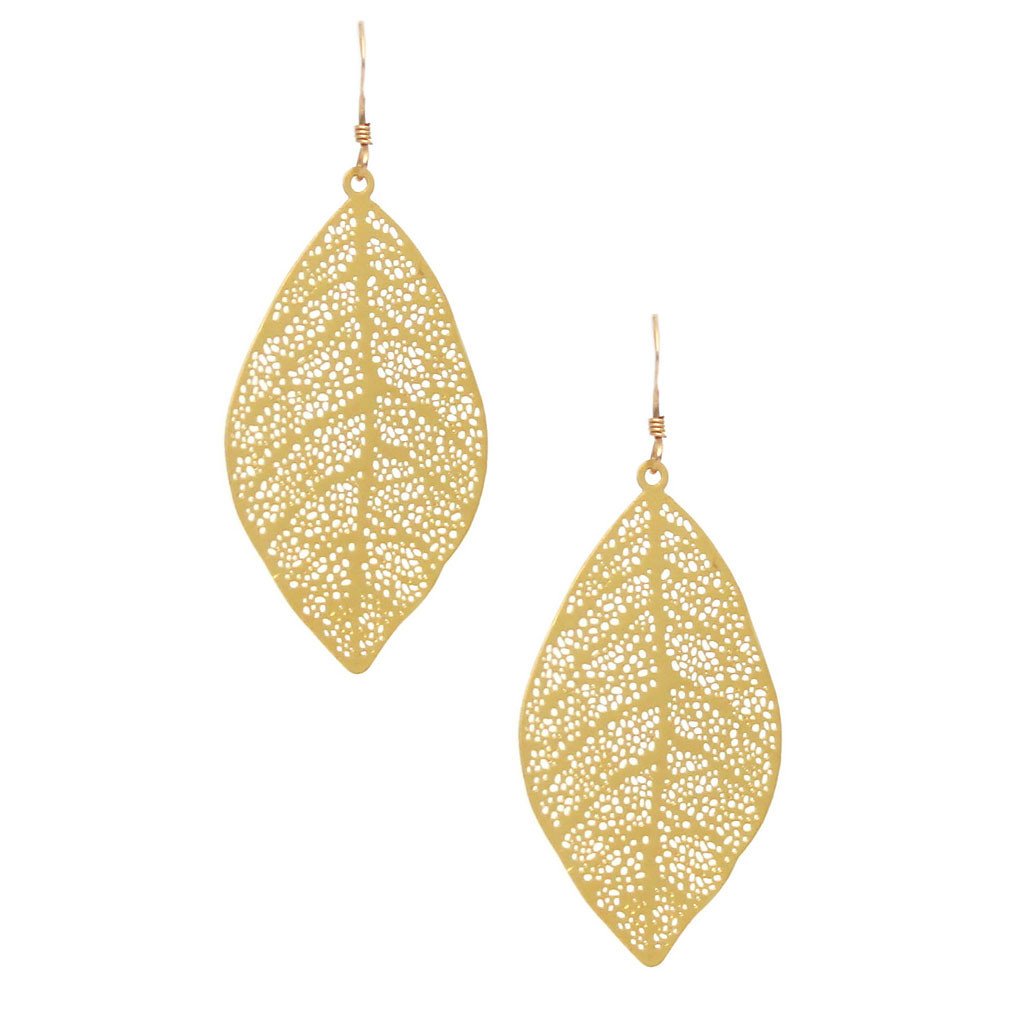 Leaf Earrings - Image 1