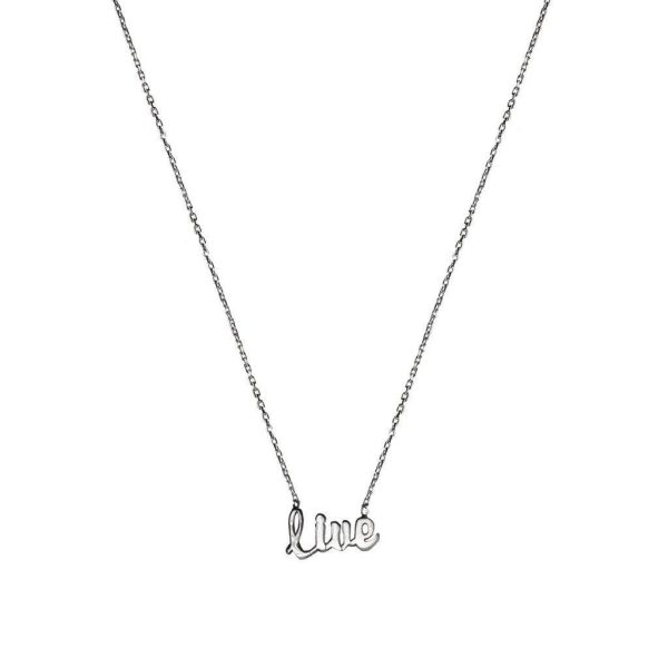 "Live" Pendant Necklace