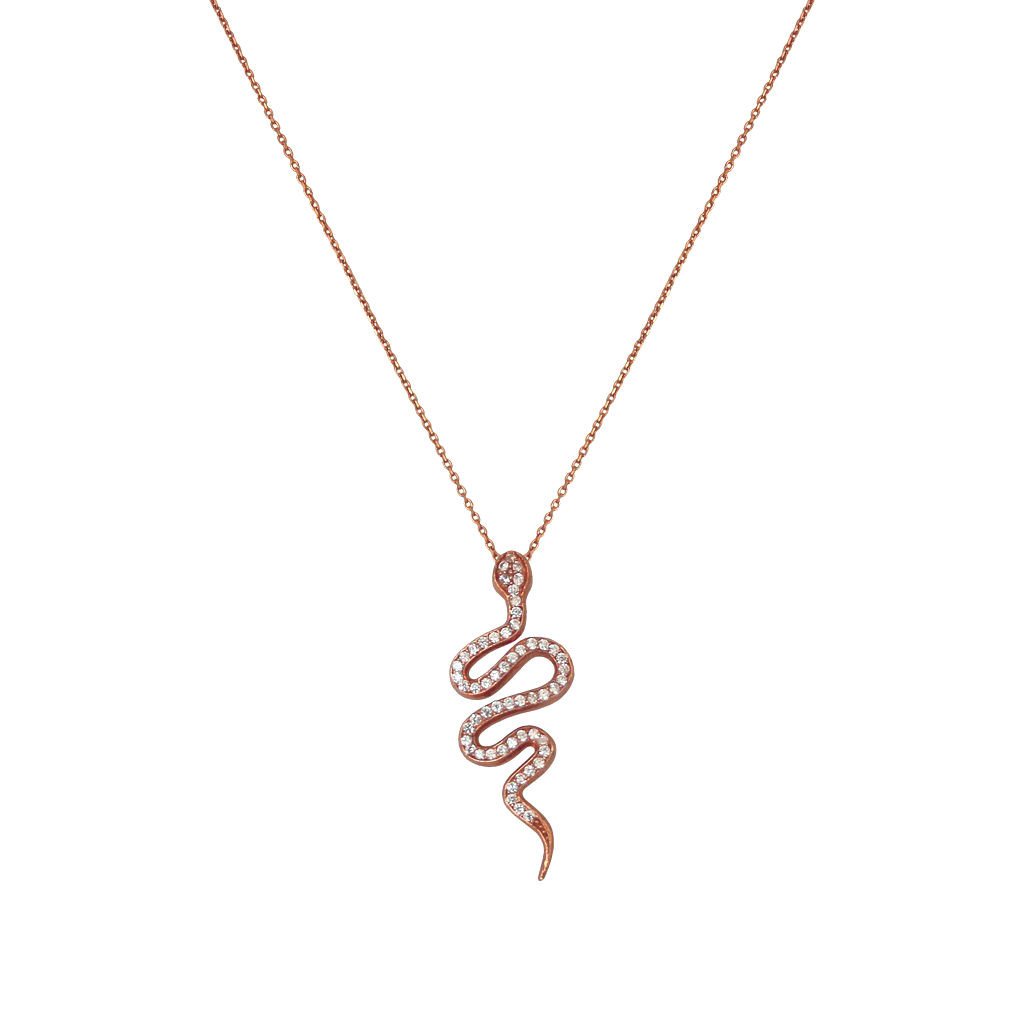 Snake Pendant Necklace - Image 1